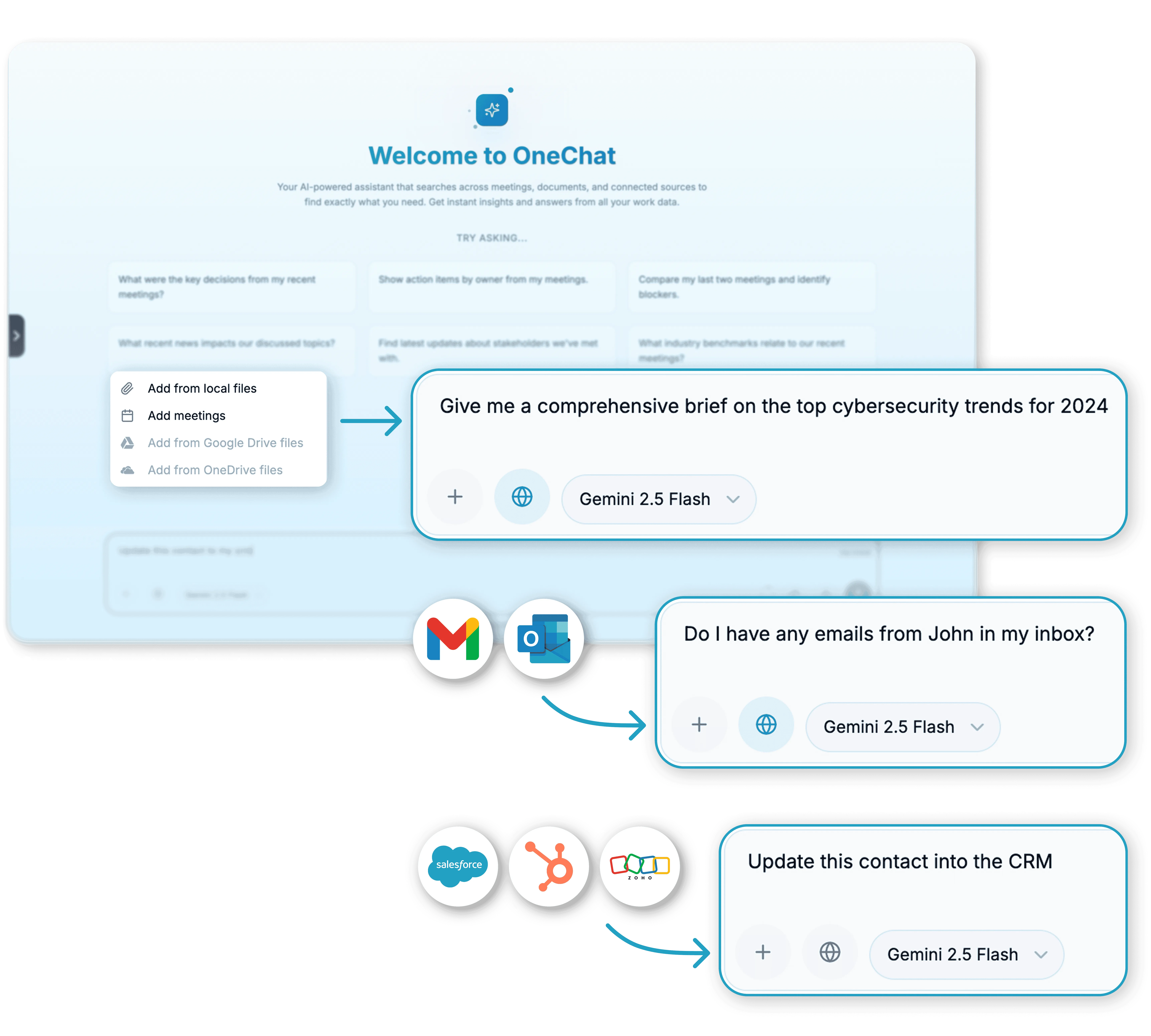 Run your entire stack from one conversation.